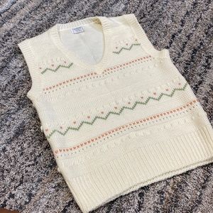 Vintage Lane Bryant Sweater Vest Vneck 